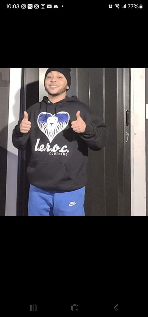 l.e.r.o.c. clothing NME hoodie